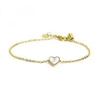 Bracciale Marlù Donna Nel Mio Cuore in Acciaio 15BR070G-W - 15BR070G-W